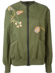 embroidered floral long fit bomber jacket Mr &amp;amp; Mrs Italy