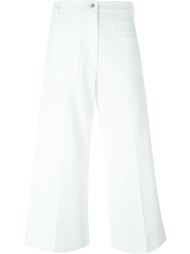 cropped flared trousers Maison Margiela