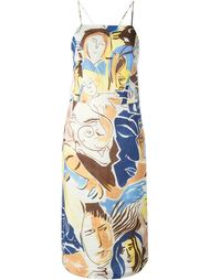 'Wyeth Visage' print midi dress Rachel Comey