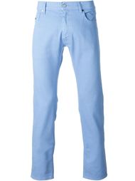брюки-чинос с подвернутыми манжетами Z Zegna
