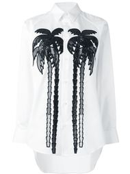 рубашка с изображением пальмы  Dsquared2