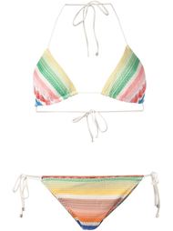 striped triangle bikini Missoni