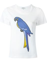 футболка с принтом попугая Yazbukey