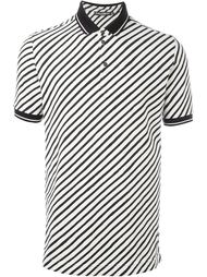 diagonal stripe polo shirt Dolce &amp;amp; Gabbana