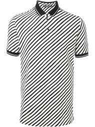 diagonal stripe polo shirt Dolce &amp;amp; Gabbana