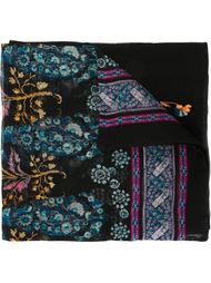 шарф с цветочным принтом  Etro
