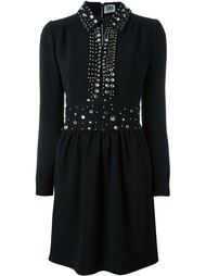 декорированное платье со складками Sonia By Sonia Rykiel