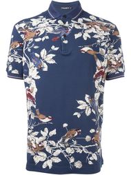 bird print polo shirt Dolce &amp;amp; Gabbana