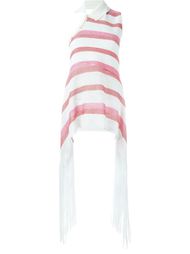 striped knit asymmetric top Stella McCartney
