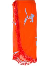 'Talisay' wrap skirt  Tory Burch