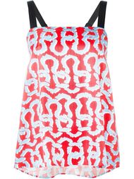 Curvy Lines print top  Kenzo