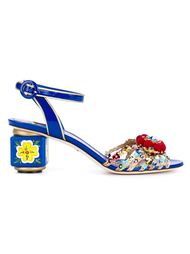 Open Toe Pom Pom Sandals Dolce &amp;amp; Gabbana