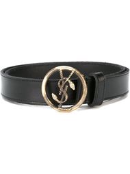 ремень с пряжкой с логотипом Saint Laurent