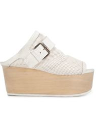 perforated platform sandals Marsèll