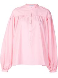 collarless smock shirt  Tomas Maier