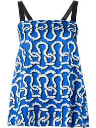 Curvy Lines print top  Kenzo