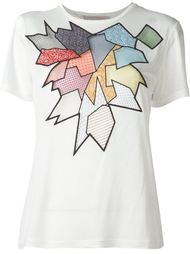 geometric macrame T-shirt Christopher Kane