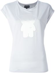 футболка с принтом медведя Emporio Armani
