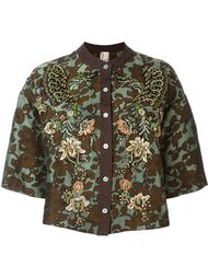 floral jacquard swing jacket Antonio Marras