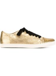 кеды с отделкой металлик Lanvin