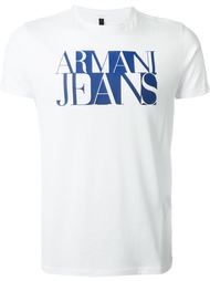 футболка с принтом-логотипом Armani Jeans