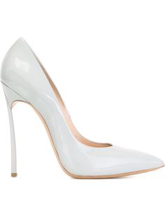 Серые high-heel pumps Casadei