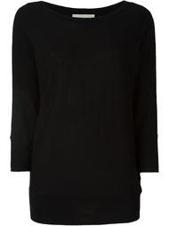 boat neck wide fit three quarter sleeve jumper Michael Michael Kors