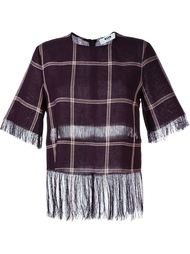 топ в клетку  MSGM