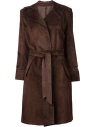 belted coat Helmut Lang