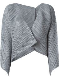 pleated cropped jacket Pleats Please By Issey Miyake