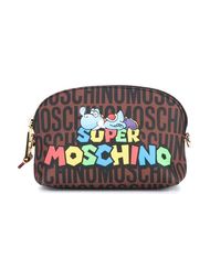 logo make-up bag Moschino