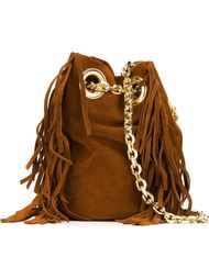 fringed bucket shoulder bag Delphine Delafon