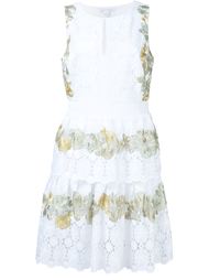 flower embroidered dress Diane Von Furstenberg