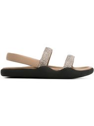 embellished flat sandals Christopher Kane