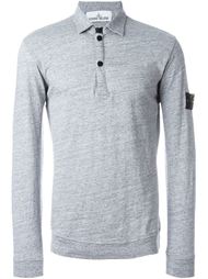 button collar sweatshirt Stone Island