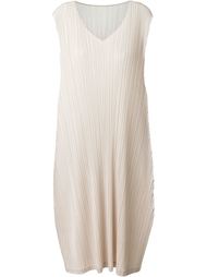 relaxed fit pleated midi dress Pleats Please By Issey Miyake