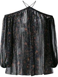 Havoc Floral Print Silk Top Zimmermann
