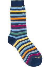 striped mid-calf socks Etro