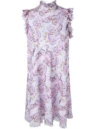 ruffle trim details floral print shift dress Giambattista Valli