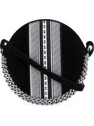 Leather and Suede Chainmail Drum Bag Paco Rabanne