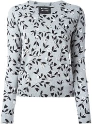 sequined floral print jumper Markus Lupfer