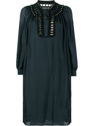 Embellished Silk Dress Alberta Ferretti