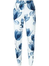 брюки с цветочным принтом  Armani Jeans