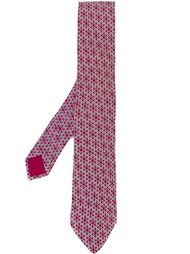 галстук с мелким узором Hermès Vintage