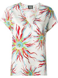 printed v-neck blouse Fausto Puglisi