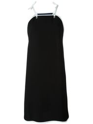 self-tie shoulder strap dress Victoria Victoria Beckham