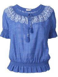 embroidered blouse Tory Burch