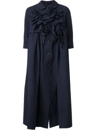 ruffle front shirt dress Comme Des Garçons