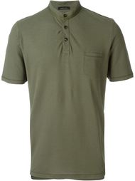 mandarin collar polo shirt Roberto Collina