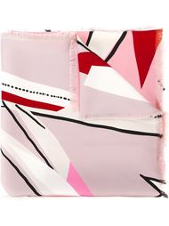 abstract print scarf Fendi